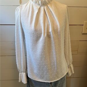 Aster June Elegant White Women's Top